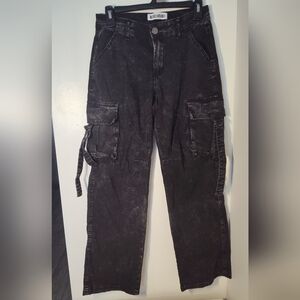 Disclosure Black Cargo Pants Size 1 #744
